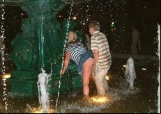 Drunken public sex.
